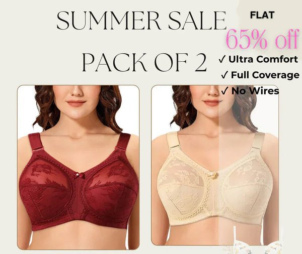 Pack of-2 Triumph Doreen Classic Non-Padded Full Coverage Bra for Women